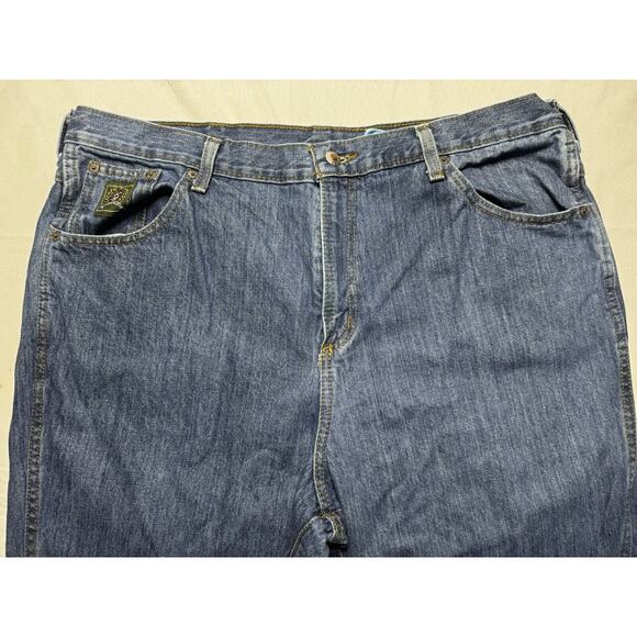 Cinch Men's Straight Leg Med Wash Blue Western Cowboy Jeans - Size 40x32 - Picture 3 of 7